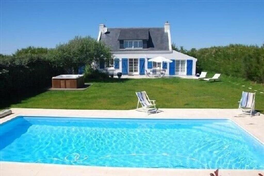 Maison "Ker Galinette " , Belle-Ile-En-Mer, Piscine Chauffee Et Jacuzzi Bangor Eksteriør billede